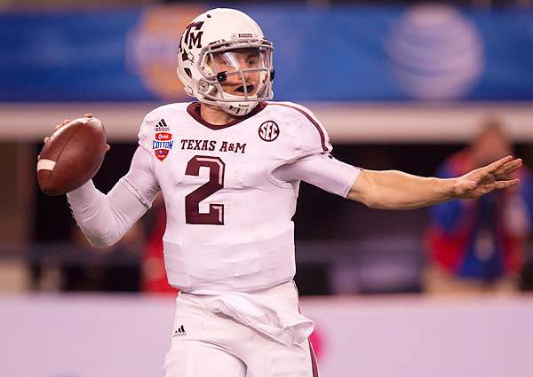  Johnny Manziel selected No. 22 overall by the Cleveland Browns in 2014 NFL draft